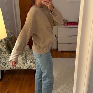 100% Cotton Boyfriend Crew Sweater